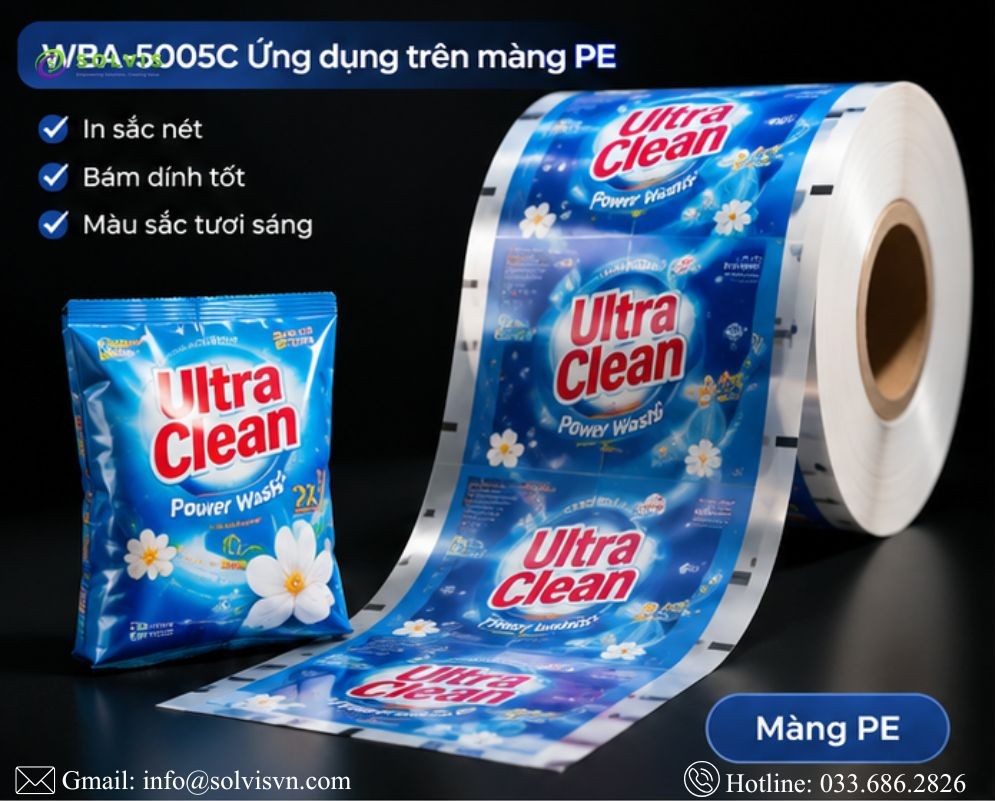 Nhựa Acrylic Gốc Nước WBA-5005C Cho Mực In – Bám Dính Vượt Trội, Lên Màu Đẹp, Chống Trầy Xước