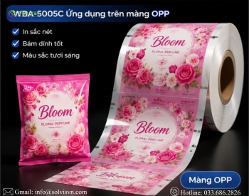 Nhựa Acrylic Gốc Nước WBA-5005C Cho Mực In – Bám Dính Vượt Trội, Lên Màu Đẹp, Chống Trầy Xước